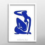 Постер "Henri Matisse" A2 с рамкой белый