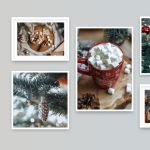 Набор постеров "Кофе с маршмеллоу"