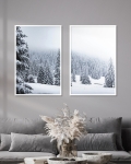Набор постеров "Тишина заснеженных ветвей"