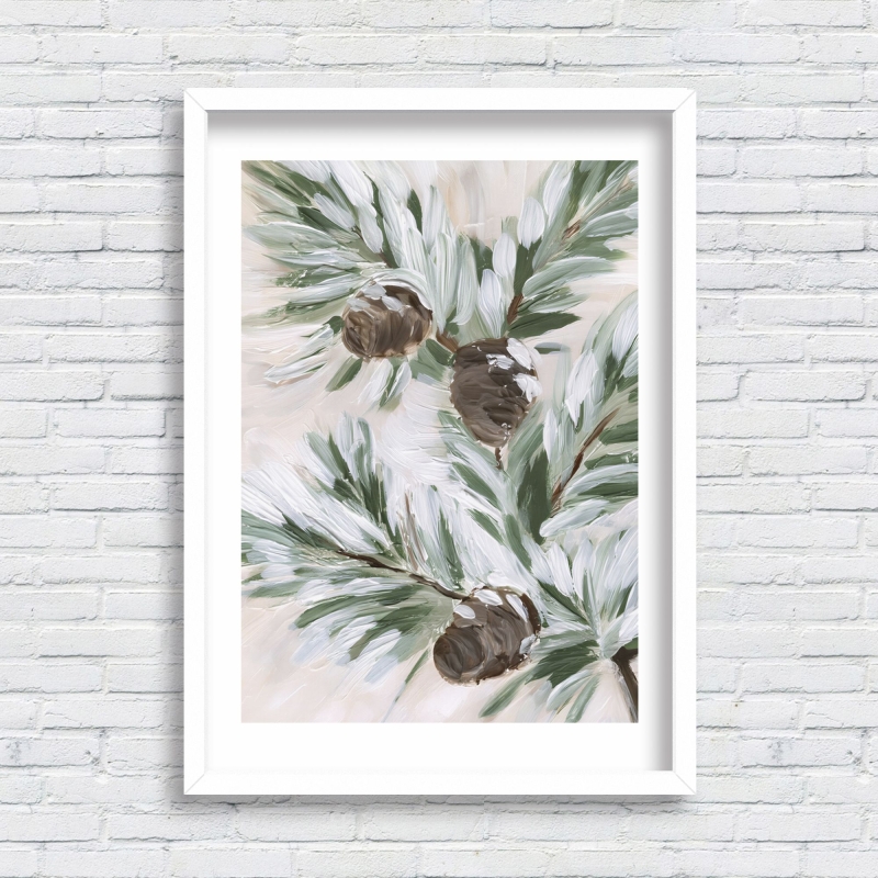 Постер "Шишки" от Интернет магазина Милота