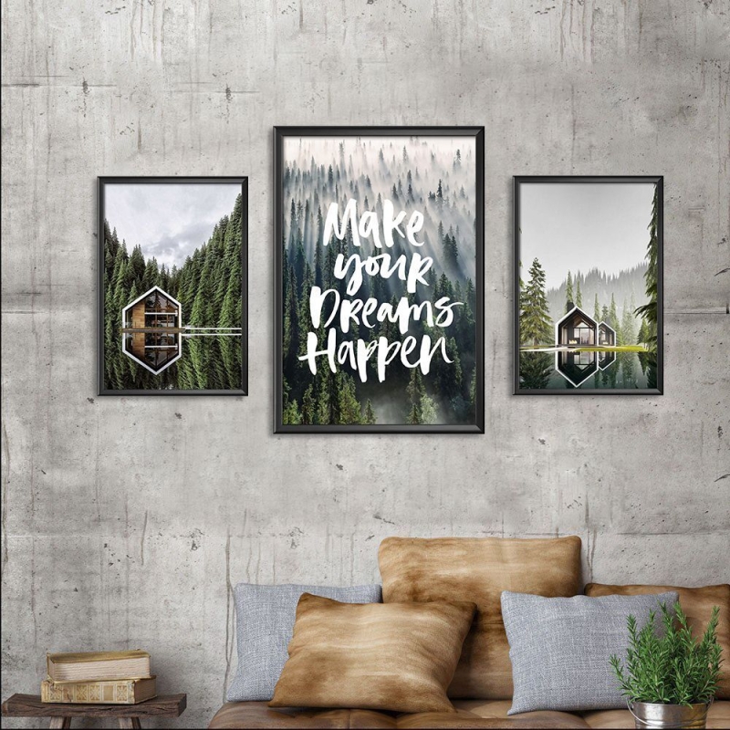 Набор постеров "Трио Безмятежность"