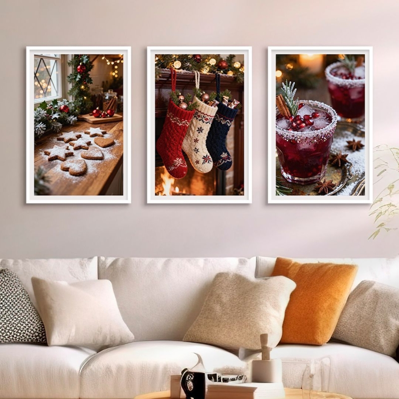 Набор постеров "Рождественские хлопоты"