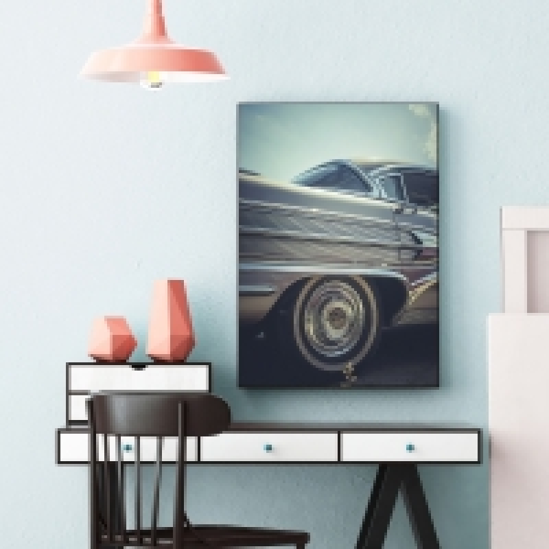 Постер "Vintage car" Черный, Белый, Дерево A4 [21×30] , A3 [30x40], A2 [40x60], A1 [60x80]